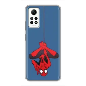 Чохол Супергерой Людина Павук на Xiaomi Redmi Note 12 Pro (4g) (На павутині)