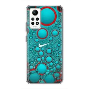 Силиконовый Чехол на Xiaomi Redmi Note 12 Pro (4g) с картинкой Nike (Найк зеленый)