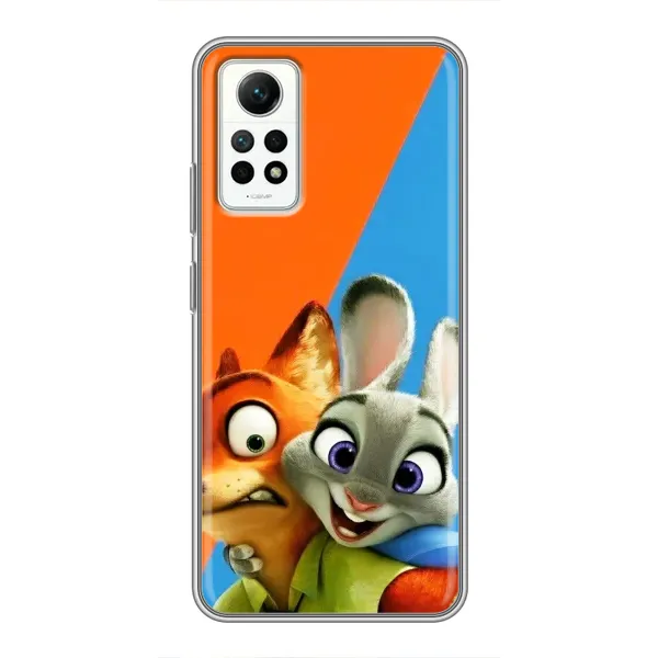 Чехол с рисунком «Ник и Хопс» для Xiaomi Redmi Note 12 Pro (4g)