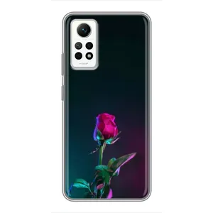 Чохли з принтом Троянд для Xiaomi Redmi Note 12 Pro (4g) (Нічна троянда)