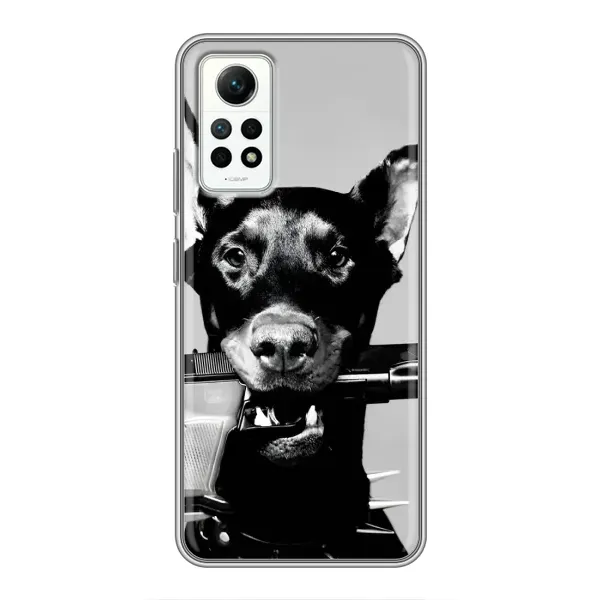 Чехол с рисунком «Опасный доберман» для Xiaomi Redmi Note 12 Pro (4g) Чехол с рисунком «Опасный доберман» для Xiaomi Redmi Note 12 Pro (4g)
