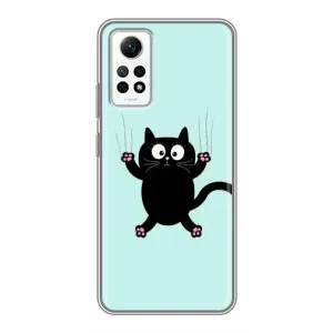 Силіконовий чохол з котиком для Xiaomi Redmi Note 12 Pro (4g) (Падаючий кіт)