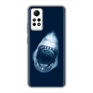 Силіконовий бампер з картинкою звірів для Xiaomi Redmi Note 12 Pro (4g) (Пащу Акули)