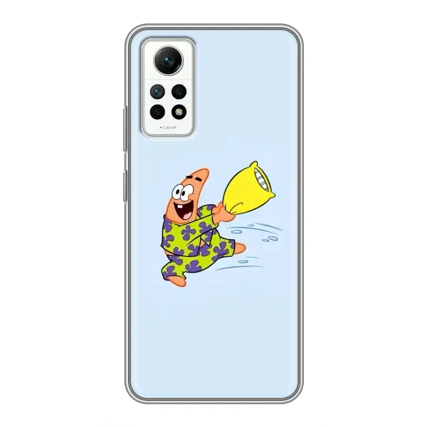 Чехол с рисунком «Патрик с подушкой» для Xiaomi Redmi Note 12 Pro (4g)