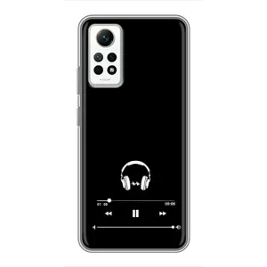 Чохол з картинками на чорному фоні для Xiaomi Redmi Note 12 Pro (4g) (Плеєр)