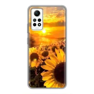 Чохол з Квітами для Xiaomi Redmi Note 12 Pro (4g) (поле соняшників)