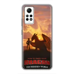 Чехол дракон Беззубик для Xiaomi Redmi Note 12 Pro (4g) (Постер Беззубика)