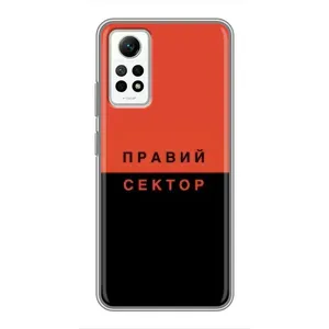 Чехлы УПА (Красно-Чёрный) на Xiaomi Redmi Note 12 Pro (4g) (Правый Серктор)