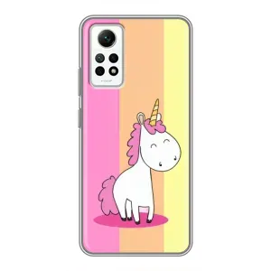 Чехол Unicorn на Xiaomi Redmi Note 12 Pro (4g) (Радужный Единорог)