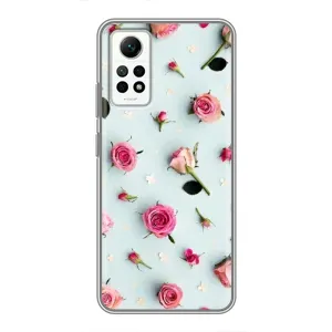Чохли з принтом Троянд для Xiaomi Redmi Note 12 Pro (4g) (Різні квіти)