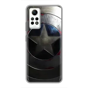 Чохол с Щітом Капітана Америки на Xiaomi Redmi Note 12 Pro (4g) (Ретро Щит Капітана)
