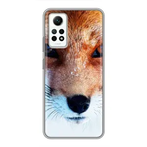 Чехол с Лисичкой для Xiaomi Redmi Note 12 Pro (4g) (Рыжая Лисичка)