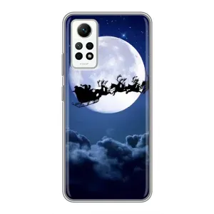 Чехол Санта Клаус для Xiaomi Redmi Note 12 Pro (4g) (Санта - луна)