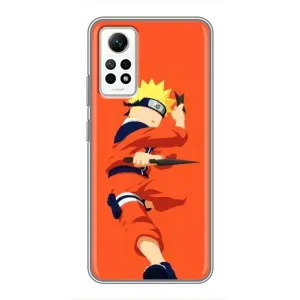 Чехлы с принтом Наруто на Xiaomi Redmi Note 12 Pro (4g) (Силуэт Наруто)