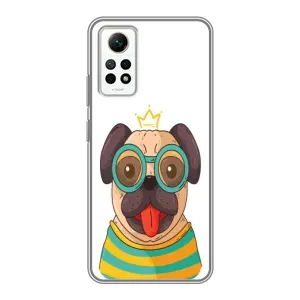 Бампер для Xiaomi Redmi Note 12 Pro (4g) з картинкою "Песики" (Собака Король)