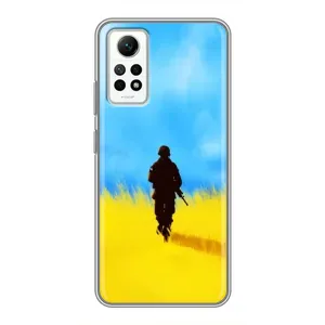 Патриотические Чехлы для Редми Нот 12 Про (4g) (Солдат в поле)