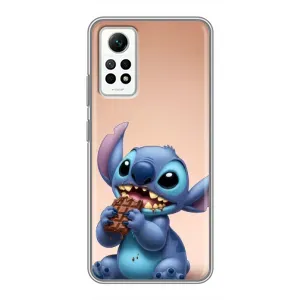 Чехол с рисунком Стич для Xiaomi Redmi Note 12 Pro (4g) (Стич с шоколадом)