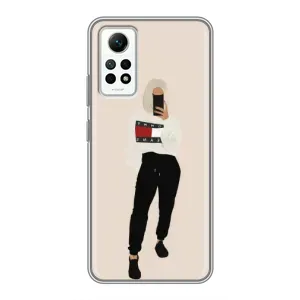 Силиконовый Чехол на Xiaomi Redmi Note 12 Pro (4g) с картинкой Стильных Девушек (Стильная)