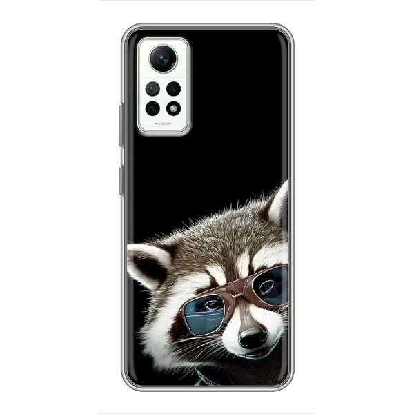 Чехол с рисунком «Стильный Енот» для Xiaomi Redmi Note 12 Pro (4g) Чехол с рисунком «Стильный Енот» для Xiaomi Redmi Note 12 Pro (4g)