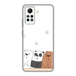 Чохли з зображенням різних тварин на Xiaomi Redmi Note 12 Pro (4g) (Здивовані ведмедики)