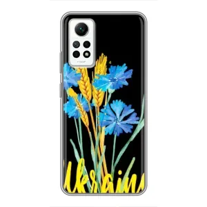 Чохол на Xiaomi Redmi Note 12 Pro (4g) (Український дизайн) (Україна в квітах)