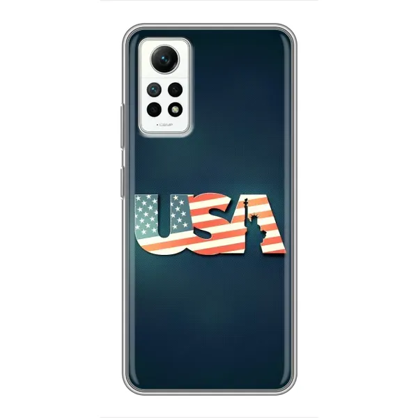 Чехол с рисунком «USA» для Xiaomi Redmi Note 12 Pro (4g)