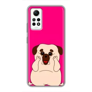 Чохол (ТПУ) Милі песики для Xiaomi Redmi Note 12 Pro (4g) (Веселий Мопсік)