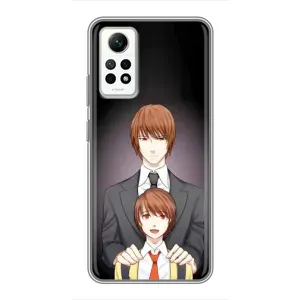 Чехол с персонажами АНИМЕ на Xiaomi Redmi Note 12 Pro (4g) (Ягами вырос)