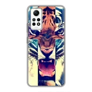 Чохли з зображенням різних тварин на Xiaomi Redmi Note 12 Pro (4g) (Яскравий Тигр)