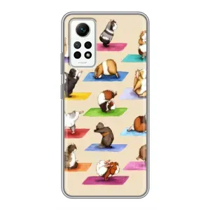 Чехол с Прикольным принтом на Xiaomi Redmi Note 12 Pro (4g) (Ёга свинок)