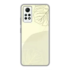 Чохол квітковий дизайн для Xiaomi Redmi Note 12 Pro (4g) (Зелений фон)