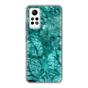 Чехлы с тематикой "Мрамор" на Редми Нот 12 Про (4g) (Зеленый мрамор)