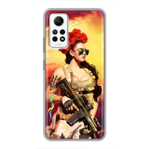 ЗСУ Чехлы (TPU) для Xiaomi Redmi Note 12 Pro (4g) (Женщина солдат)