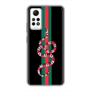 Чохли бренд ГУЧЧІ для Xiaomi Redmi Note 12 Pro (4g) (Змій Гуччі)
