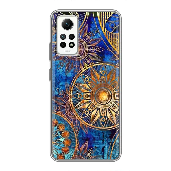 Чехол с рисунком «Золотые узоры» для Xiaomi Redmi Note 12 Pro (4g)
