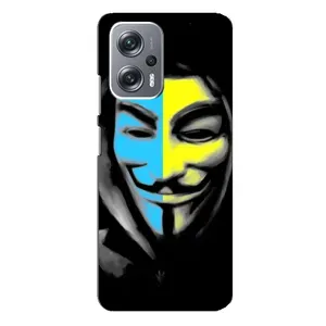 Чехол с Украинской символикой на Редми Нот 12 Про Плюс (Анонимус патриот)
