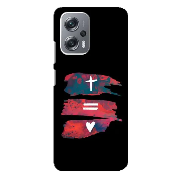 Чехол с рисунком «Атрибутика» для Xiaomi Redmi Note 12 Pro Plus