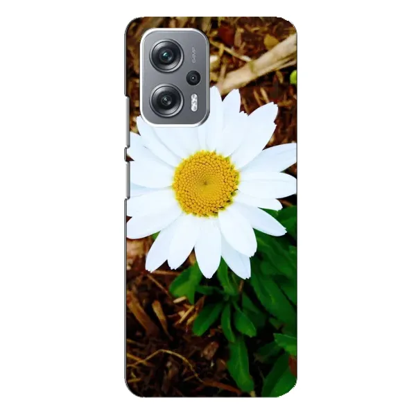 Чехол с рисунком «Белая ромашка» для Xiaomi Redmi Note 12 Pro Plus