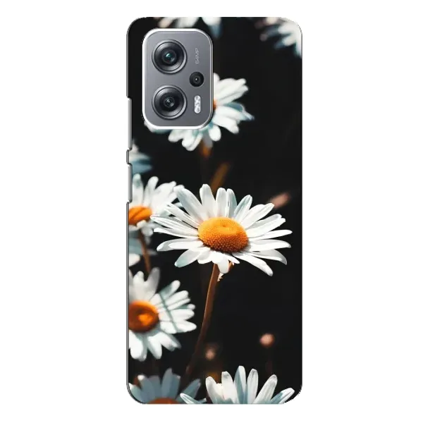 Чехол с рисунком «Белые ромашки» для Xiaomi Redmi Note 12 Pro Plus