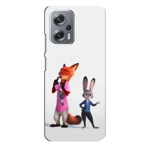 Силіконовий чохол з принтом Зоотрополіс для Xiaomi Redmi Note 12 Pro Plus (Джуді і Нік)