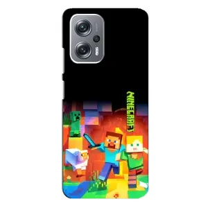 Чохли для Xiaomi Redmi Note 12 Pro Plus (Персонажі МайнКрафт) (Герой Майнкрафт)