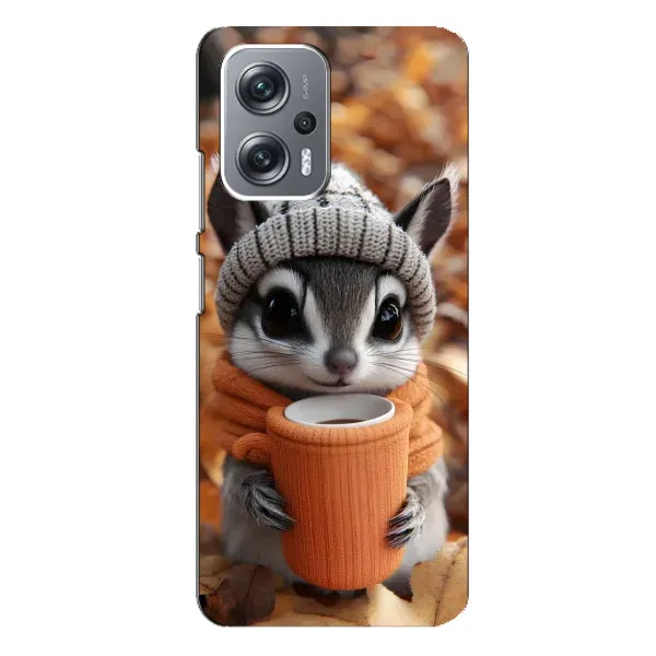 Чехол с рисунком «Грызунчик с кофе» для Xiaomi Redmi Note 12 Pro Plus Чехол с рисунком «Грызунчик с кофе» для Xiaomi Redmi Note 12 Pro Plus