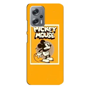 Чохли з принтом Міккі Маус на Xiaomi Redmi Note 12 Pro Plus (Міккі Маус злякався)