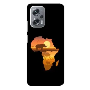 Летний Чехол на Xiaomi Redmi Note 12 Pro Plus (Карта)