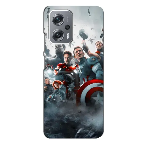 Чехол с рисунком «Команда марвел» для Xiaomi Redmi Note 12 Pro Plus