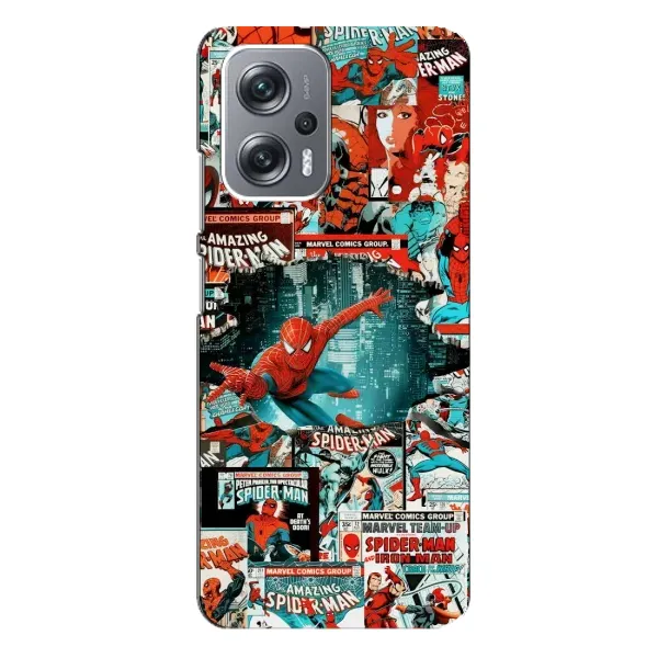 Чехол с рисунком «Комиксы Человек Паук» для Xiaomi Redmi Note 12 Pro Plus Чехол с рисунком «Комиксы Человек Паук» для Xiaomi Redmi Note 12 Pro Plus