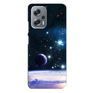 Чохол (ТПУ) з планетами на Xiaomi Redmi Note 12 Pro Plus (Космічний вид)