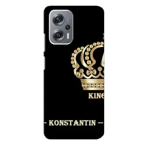 Іменні Чохли для Xiaomi Redmi Note 12 Pro Plus (KOSTYA)