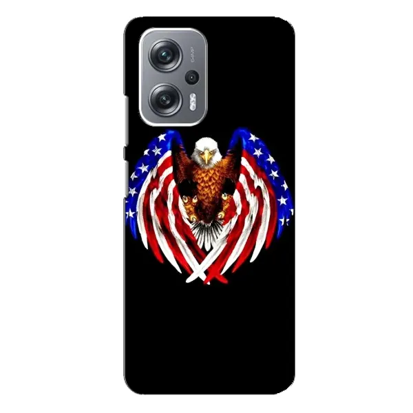 Чехол с рисунком «Крылья США» для Xiaomi Redmi Note 12 Pro Plus Чехол с рисунком «Крылья США» для Xiaomi Redmi Note 12 Pro Plus