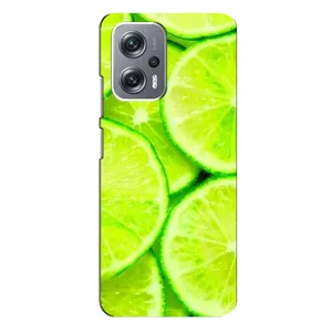 Чохол з зображенням смачної їжі для Xiaomi Redmi Note 12 Pro Plus (Лайм)